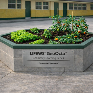GeoOcta– 60cm Side Octagon Cement Geometry Garden