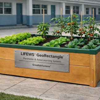 Wooden GeoRectangle – Geometry School Garden Bed