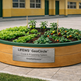 GeoCircle Garden System (Natural Wood Edition)