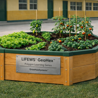 GeoHex Garden System (Natural Wood Edition)
