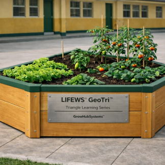 GeoTri Garden System (Natural Wood Edition)