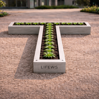 LIFEWS Alphabet Garden – Letter T System (Reinforced Concrete Edition) (